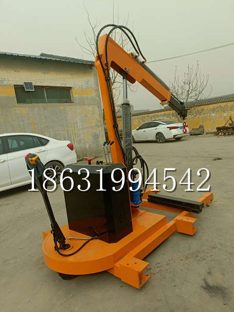 城区自卸车厢随车吊 自制轮式四不像起重机 四驱平板吊 5吨 贵盛